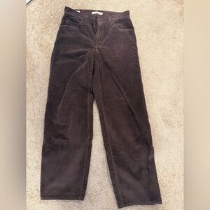 Levi’s baggy dad brown corduroy pants